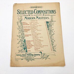 Century Edition Selected Compositions Piano IL TROVATORE 1908